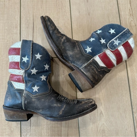 Roper American Beauty Cowboy Boots - Picture 5 of 9